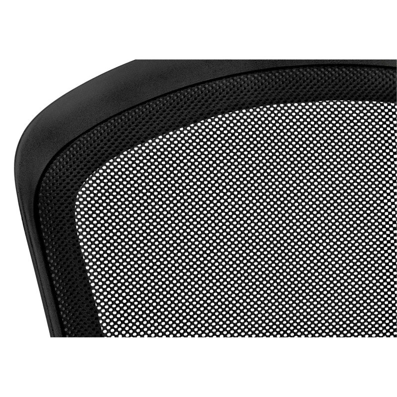 Modern Office Chair With Adjustable Height And Construction, Black Mesh, Ergonomic Work Tilt Feature, For Desk