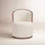 Rossi Swivel Dining Chair Cream-871970508