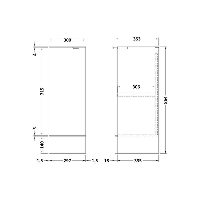 Bathroom Storage Cabinet