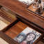 Table basse en osier de style rétro-1382979034