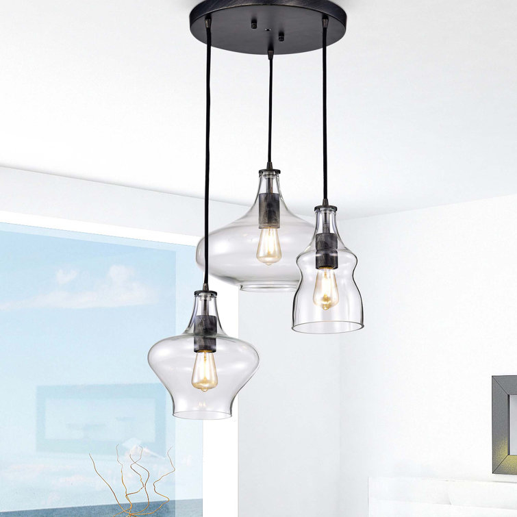 Brie 3 - Light Cluster Geometric Pendant
