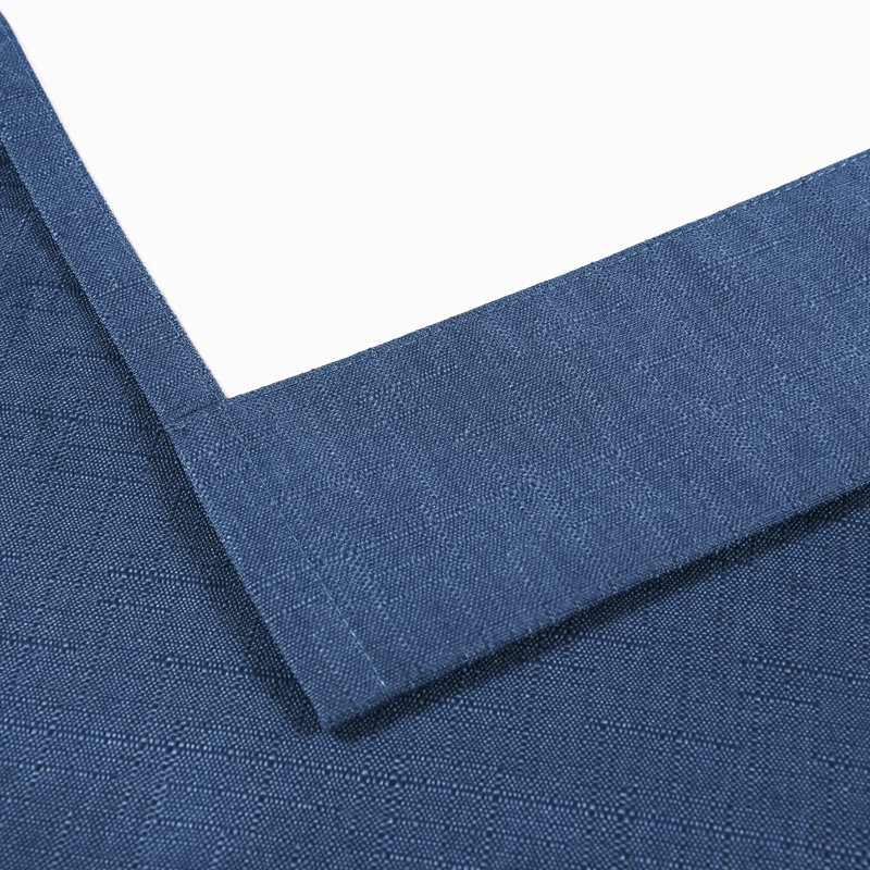 Morelock Blackout Curtain Pair, Denim