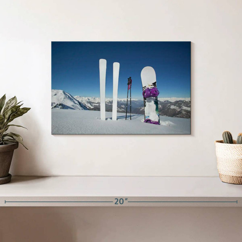 Skis et planche à neige, H 8 po x l 12 po