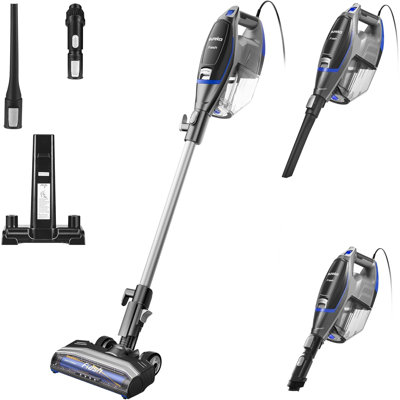 NES520BL 2-in-1 Corded Stick & Handheld Vacuum, Powerful Suction for Pet Hair - Blue