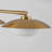 3 - Light 22inch Modern Sputnik Opal Glass Semi Flush Mount