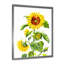 «Vintage Blossoming Sunflower», peinture sur toile-628740523-628740520
