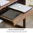 Modern Walnut Rectangular Nutbrown Solid Wood Desk-1630527907