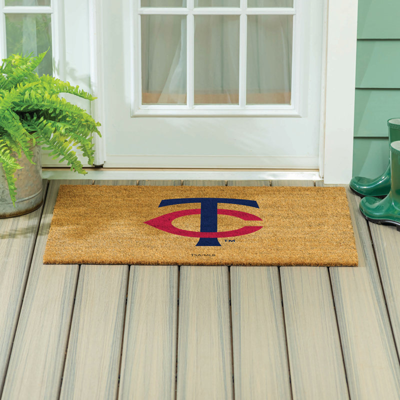 Grand tapis en fibre de coco Minnesota Twins, 36 po x 24 po