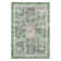 Oriental Machine Washable Area Rug Non-Slip Indoor Carpet Non-Shedding Floral Rug for Living Room Bedroom Dining Room Hallway Kitchen Office Playroom Nursery
