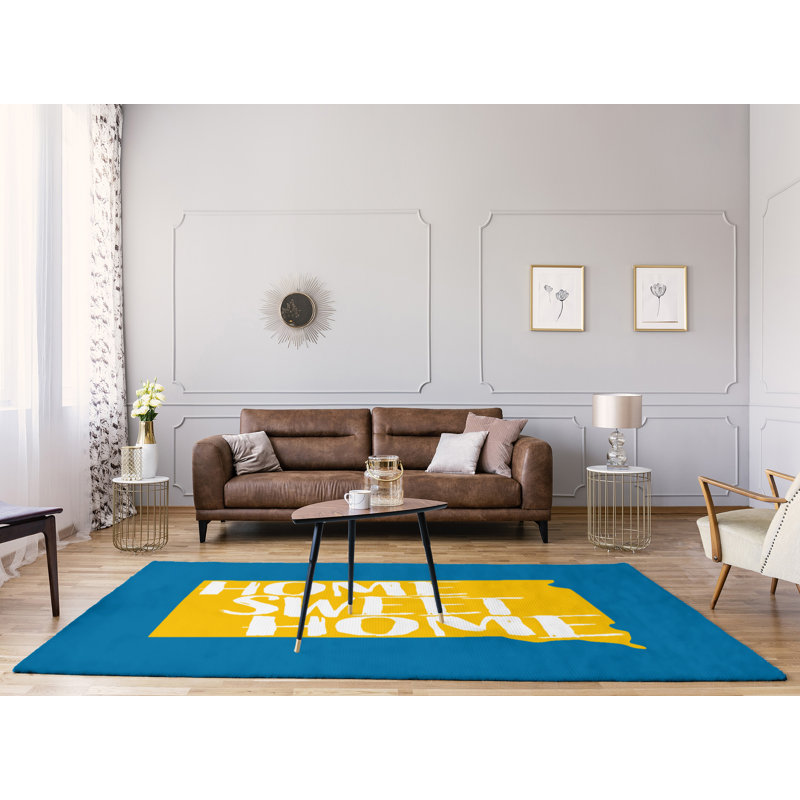 Tapis en poly-chenille south south home, Rectangle 5 pi x 7 pi