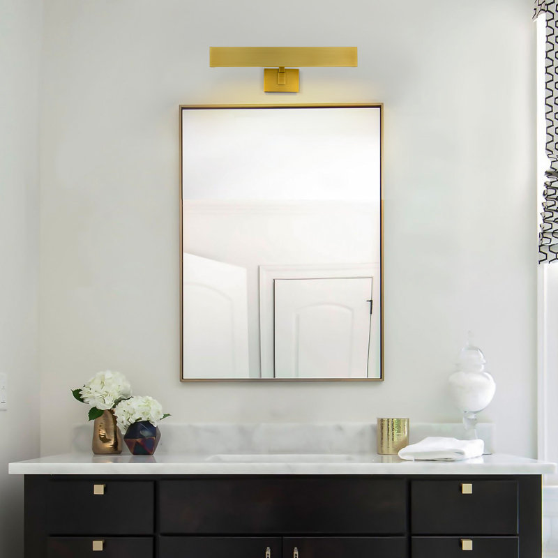 2 - Light 18" Dimmable Wall Mount Picture Light, Brass