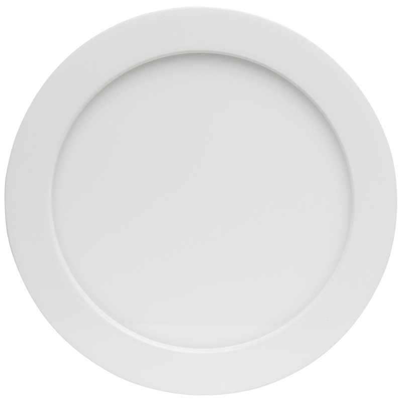 Blink Round 1-Light LED Flush Mount, White, 2700K