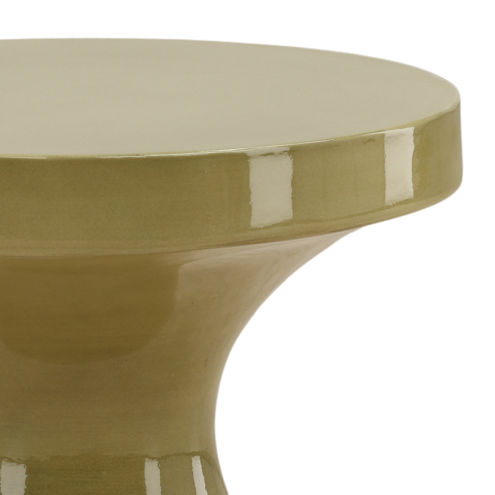 Fernan End Table, Green Ombre