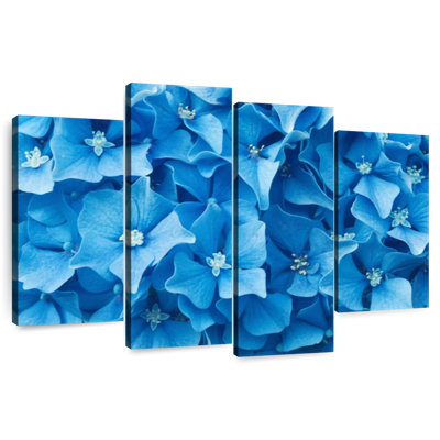 Harnek fleurs délicates bleues