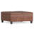 Ellis 36"W Upholstered Square Coffee Table Storage Ottoman with Split Lift Top-480382376