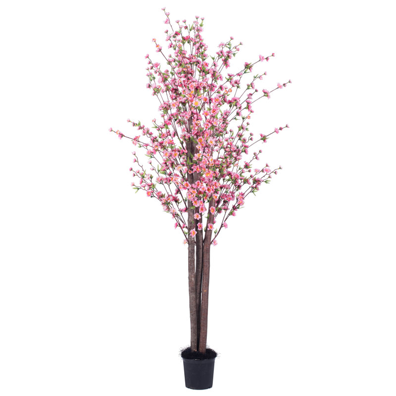 Arbre à fleurs artificielles, H 72 po x l 24 po x P 24 po