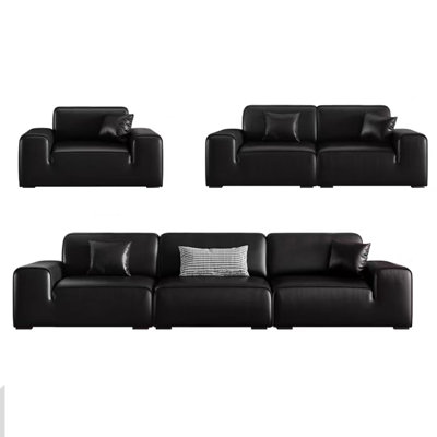Ensemble de canapé de bureau italien luxueux et confortable