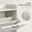 HOMCOM 38" 3-In-1 Entryway Hall Tree With Storage Bench, Coat Rack With Four Hooks And Shoe Storage, Gray-1855661340