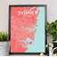 Sydney City Map - No Frame Print-1534394260