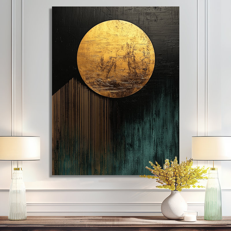 Geometric Art Decor Essential Forms IV - Modern Metal Prints, 20" H x 12" W