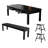 Solid wood multifunctional table set-110093665