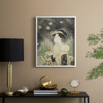 Reproduction encadrée VintageJapan XXI - bois massif