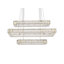 Luminaire suspendu triple DEL rectangulaire en chrome Maart 42 po Maart-1908804133-1908804134