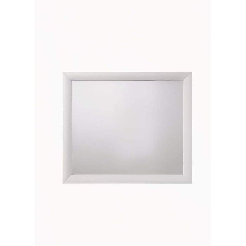 Miroir Ireland, Blanc, Rectangulaire, 35 po x 39 po