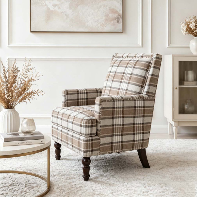 Chaise d'appoint rembourrée, Coffee
