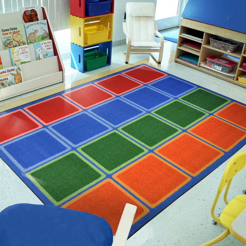 Tapis Kid Essentials Blocks Abound, Rectangle 5 pi 4 po x 7 pi 8 po