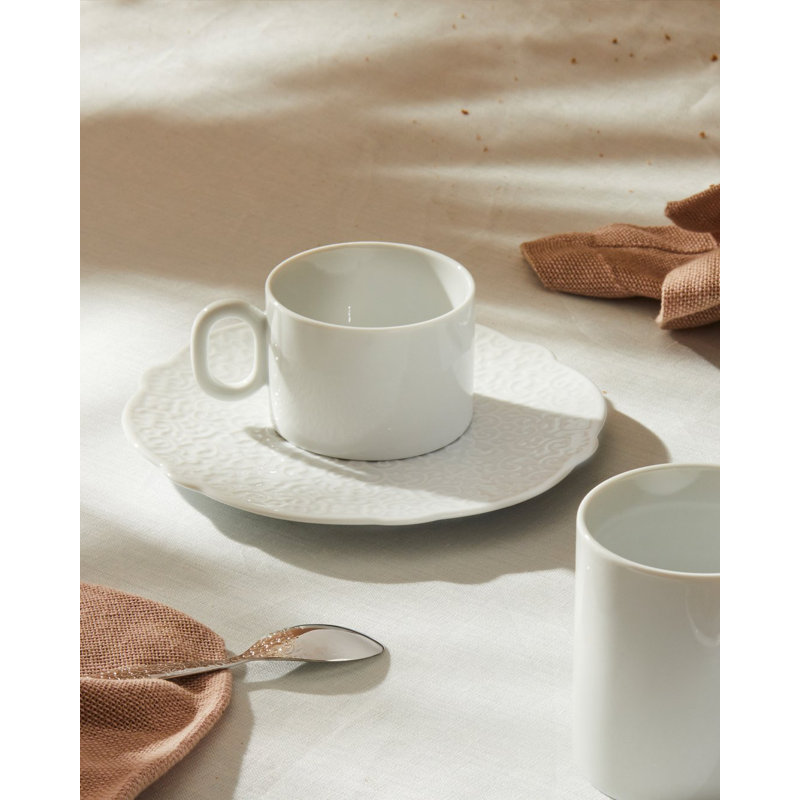 Dressed Porcelain Saucer