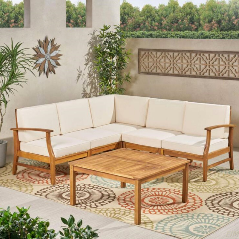 Ensemble de conversation pour canapé (canapé de patio) PERLA 6-PCS