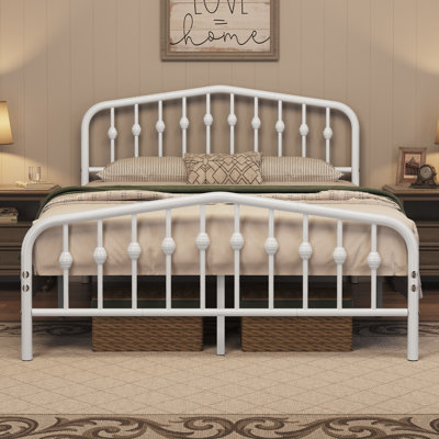 Valor Bed Frames Metal Platform Bed with Headboard