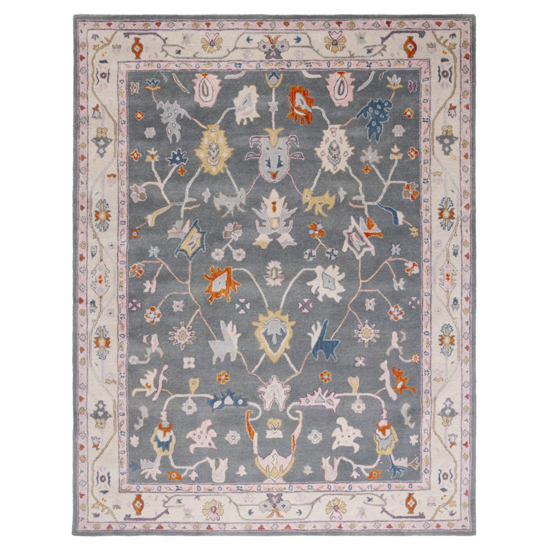 Lisabeth Hand Tufted Wool Oriental Rug, Rectangle 3' x 5'