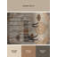 Tapis beige lavable à la machine Melton-1617005768