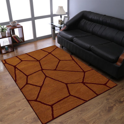 Tapis en laine touffetés main écologique 