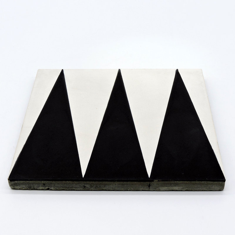 Carreau de plancher et de ciment à motif ciment 8 po x 8 po