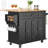 Kitchen Island Cart Rolling Storage Cabinet on Wheel with Drawer & Shelves-69584222-69584216