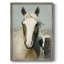 Impression encadrée de cheval - Bois massif-1079957805