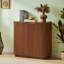 31.5'' Buffet Cabinet Sideboard with Storage Curved wave Design for Bedroom, Living Room, Hallway-415424990-411846285
