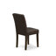L'ensemble de salle à manger 7 pièces Mid Century comprend une table de salle à manger Mid Century et 6 chaises de cuisine en polyester texturé noir-1588106310