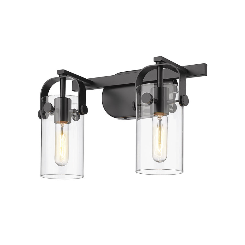 Smethport 2 - Light Dimmable Vanity Light, Brushed Brass, Clear, 4'' H X 3.88'' W X 3.88'' D