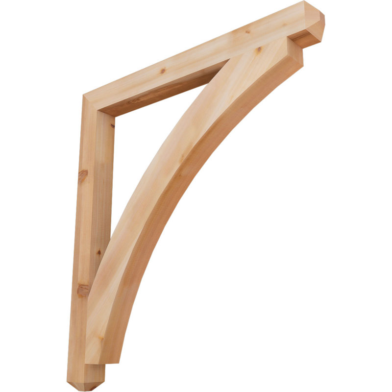 Support pour artisan Thorton, Cèdre rouge de l'Ouest (lisse), H 48 po x l 4 po x P 44 po
