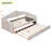 Azekiel Twin Velvet Daybed with Trundle and 2 USB Ports-1514618885