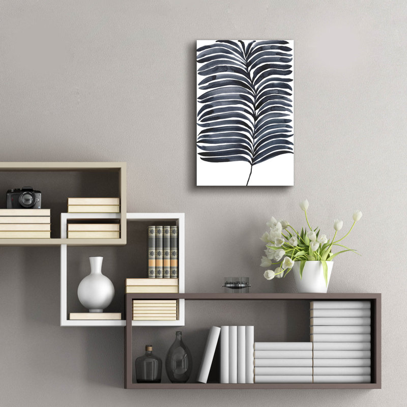 «Indigo Fronds I» par Regina Moore, H 24 po x l 16 po x P 0,2 po
