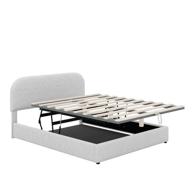 Queen Size Upholstered Platform Bed