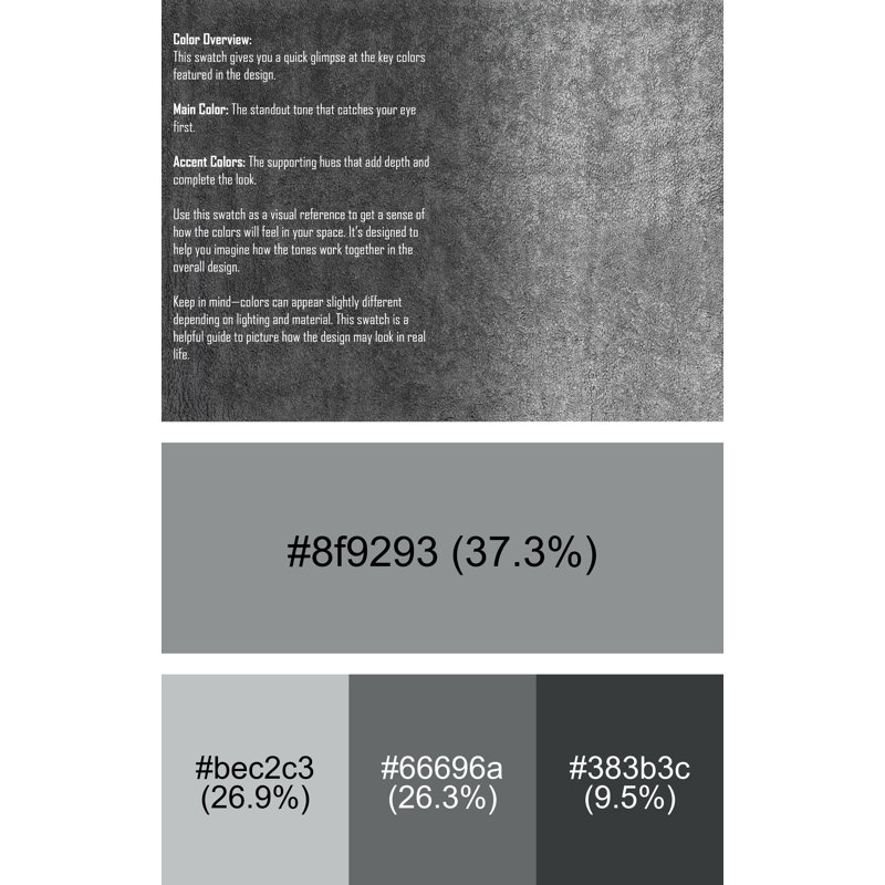 Tapis contemporain gris, Rectangle 4 pi x 6 pi