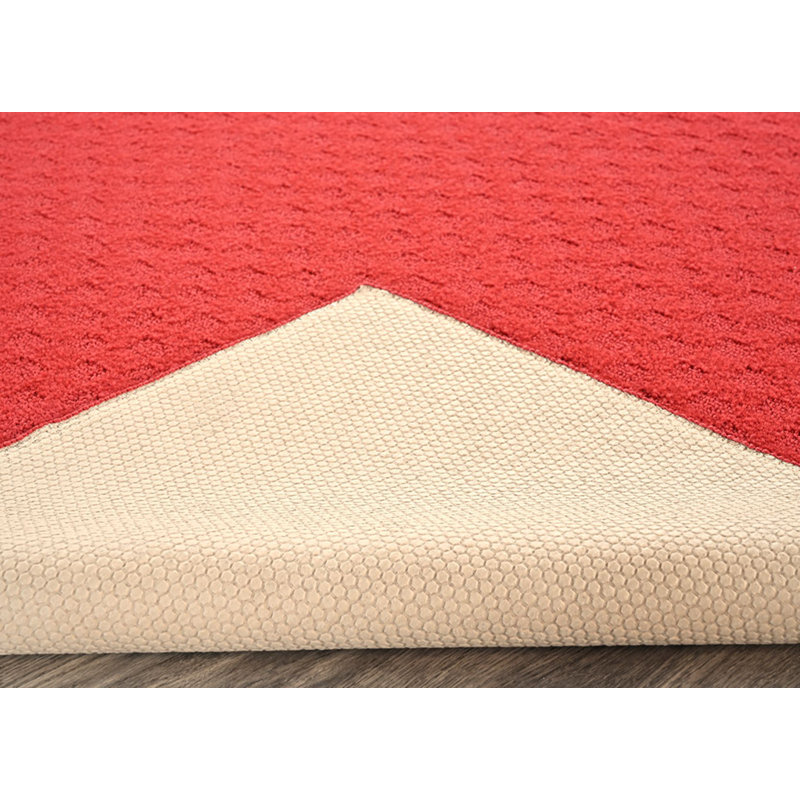 Tapis rouge touffeté Esther, Rectangle 2 pi x 12 pi