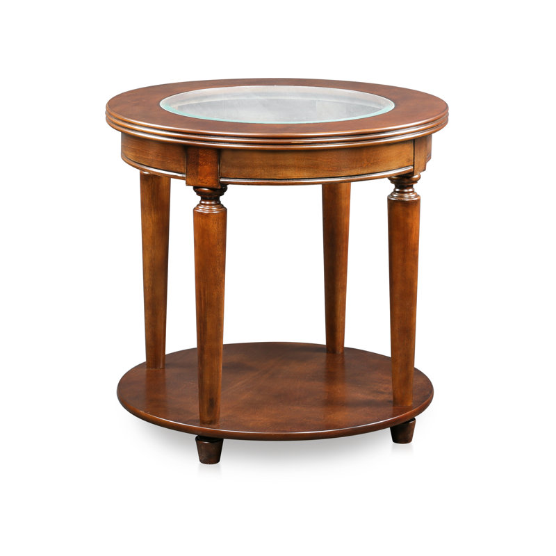 Vijaya Solid Wood Top End Table