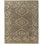Narely Hand Knotted Wool Geometric Area Rug in Gray